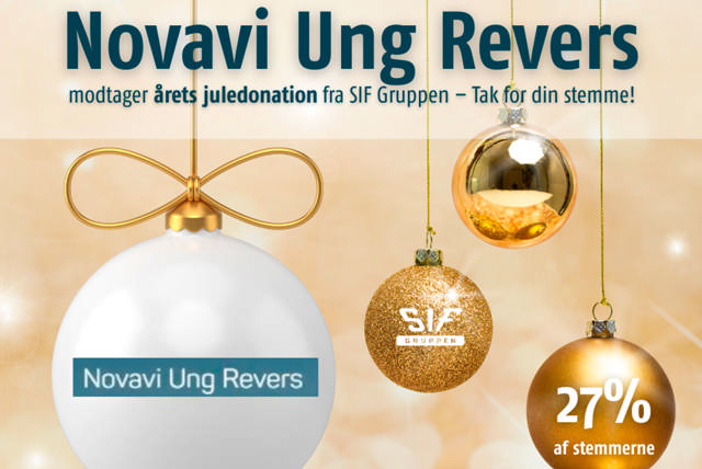 Ung Revers er modtager af SIF Gruppens juledonation 2025